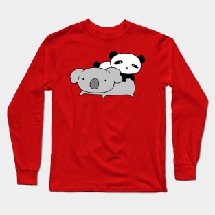 Koala and Little Panda Long Sleeve T-Shirt